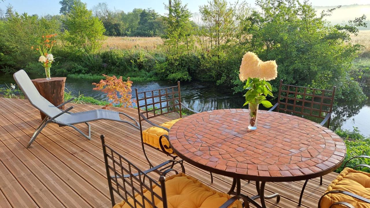 Au Bord De L'Eau Pres A13 Deauville Honfleur Rouen Saint-Philbert-sur-Risle 외부 사진